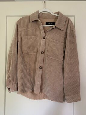 Love Tree Ribbed Top in Light Beige